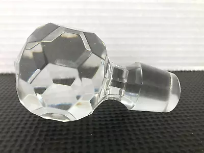 Vintage Antique Clear Crystal Glass Decanter Stopper Liquor Whiskey Stopper 1  • $15