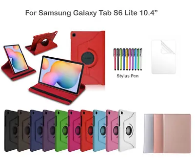 $4.99 • Buy 360 Rotation Leather Cover Case For Samsung Galaxy Tab S6 Lite 10.4  (2022) P613