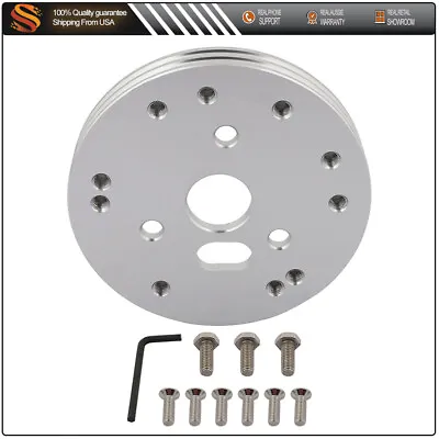 0.5  Hub Spacer 5 Or 6 Hole Steering Wheel Fits Grant NRG To 3 Hole Adapter • $10.88