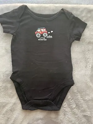 Baby Boy Clothes Bodysuit Size 3-6 Months  Little Monster  • $5