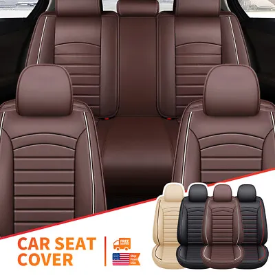 $149.62 • Buy Leather Car Seat Cover For Chevy Silverado GMC Sierra 2007-2023 1500 2500/3500HD