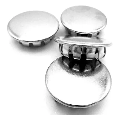 7/8  Hole Cap Nickel Plated Steel All Weather Marine Outdoor Cap For 7/8 ID Hole • $17.53