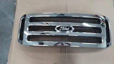 05 06 07 Ford Super Duty CHROME Grille Grill Black Emblem F250 F350 F450   • $200