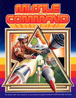 Missle Command Arcade Glossy Promo Ad Poster Unframed A0524 • $14.98