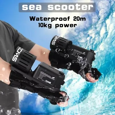 $1395.10 • Buy Sea Scooter Underwater Waterproof Scuba Diving Gear Snorkelling Auxiliary Equip
