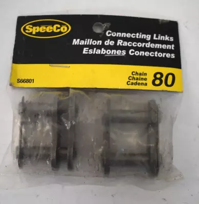 SpeeCo Connecting Links 80 Roller Chain S66801 1  Pitch #80 Locking Equipment • $12.99