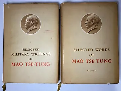 Selected Military Writings/Works Of Mao Tse-Tung 2 Volume Set 1961/63 • $23