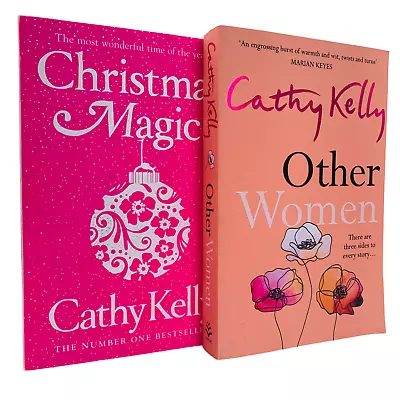 Cathy Kelly 2x Large Paperback Book Bundle Women's Fiction Romance Love Drama • $22.35