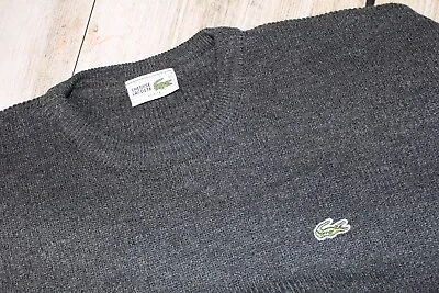 Men's LACOSTE Knited Wool Cardigan Jumper Size XL • £25