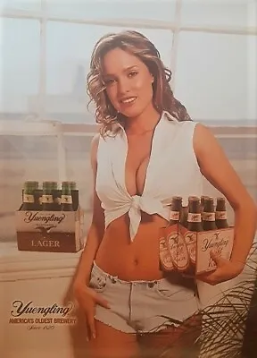 $9.90 • Buy Yuengling BEER Poster Girl Lindsey Vuolo Playmate Of Month 2001 Color NEW 18x24 