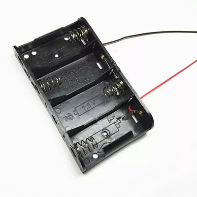 1PCS 4 X 1.5V C Size Type Battery Power Supply Holder Case Box With Wire Lead  • $6.81