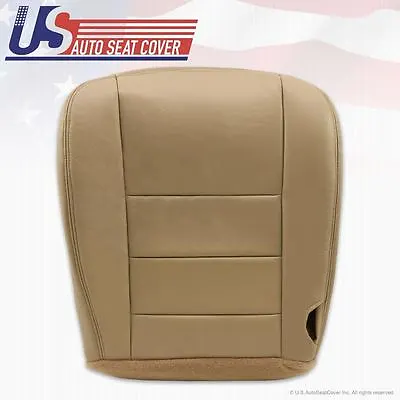 05 06 07 Ford F250 Heated Lariat Driver Bottom Leather Seat Cover Parchment TAN • $90.37