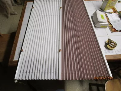 $80 • Buy RV Day & Night Pleated Shades White/Muave Pleated 41 X28  Blinds