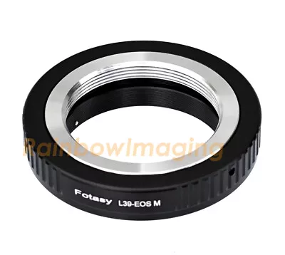 Leica M39 Lens To CANON EOS M EF-M Mount Mirrorless Camera Adapter M50 M100 M200 • $9.29
