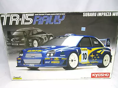 Vintage Kyosho R/C 1/10 Scale TR15 4WD .15 Nitro Rally Car Kit Rare • $380