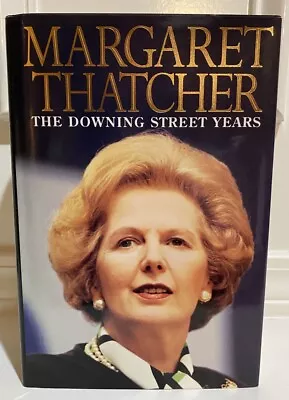 Signed Margaret Thatcher Bookplate The Downing Street Years 1993 HC Book Plus! • $99.99