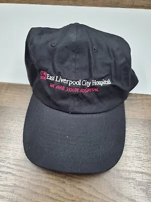 $9.59 • Buy East Liverpool City Hospital Hat Cap Black Strap Back One Size