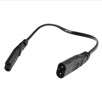 $11.94 • Buy IEC 320 2-Pin C7 Female To C8 Male Figure 8 Power Adapter Extension Cable 30c Ql