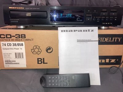 £39.99 • Buy Marantz CD-38 HiFi CD Player working With Remote Manual And Original Packaging
