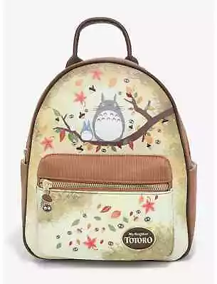 Studio Ghibli My Neighbor Totoro Fall Leaves Brown Mini Backpack • £48.66