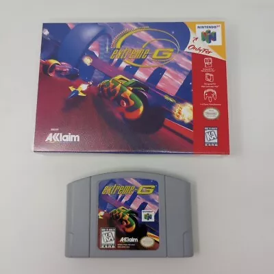 Extreme G (Nintendo 64) N64 Game & Clamshell Case • $15