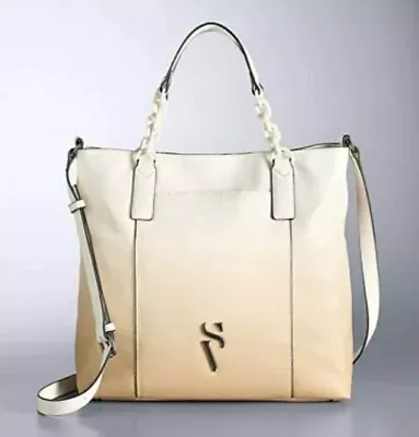 🔥$53 OFF SALE🔥Simply Vera Vera Wang Raddix Tote Updated- Country Beige • $9