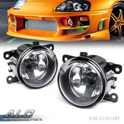 Right&Left Side Fog Light Lamp + H11 Bulb Fit For Acura Honda Ford Nissan Suzuki • $15.40