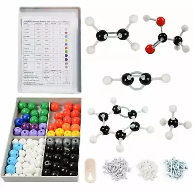 Organic Chemistry Colorful Model Kit (239 Pieces) Molecular Model Atoms Bonds • $25.92