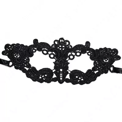 Black Lace Mask Masquerade Eye Face Eyemask Women Party Halloween • $6.98