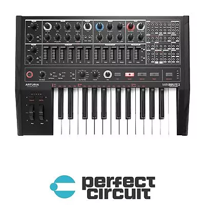 Arturia MiniBrute 2 Noir Analog Keyboard SYNTHESIZER - DEMO - PERFECT CIRCUIT • $429