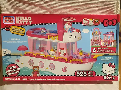 Mega Bloks Hello Kitty Cruise Ship Vacation Series 10930 New/Sealed Rare 2013 • £49.99