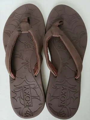 Women's ROXY 'Vickie' Flip Flop Sandals Size 8 -  Brown Chocolate  • $17.99