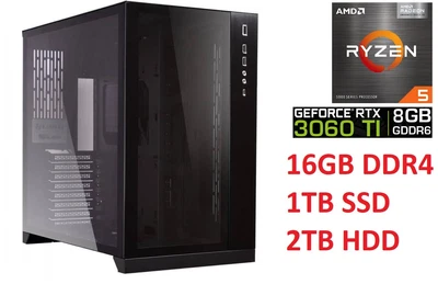 $1399 • Buy Complete High End Gaming PC Ryzen 5 RTX 3060Ti Fortnite, Call Of Duty, Overwatch