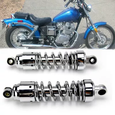 Pair 10.5  Rear Shocks Absorber Suspension For Honda Rebel 250 CMX250 1986-2015 • $41.31