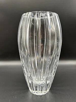 Marquis By Waterford Crystal Vase Vertical Cuts 7.5” Tall • $31