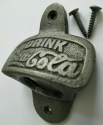 Coca Cola Wall Mounted Beer Bar Cast Iron Bottle Opener * High Quality * • £7.99