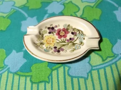 Zsolnay Pecs Hand Painted Art Nouveau Hungary Porcelain Vintage Ashtray • $39.95