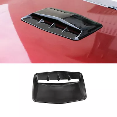 Car Air Flow Intake Hood Scoop Bonnet Vent Cover Universal Black Decorative • $17.17