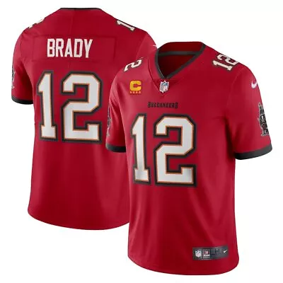 Tom Brady Tampa Bay Buccaneers Captain Nike Vapor Limited Jersey • £67.49