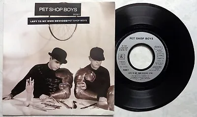 PET SHOP BOYS 'Left To My Own Devices' 1988 French 7  Vinyl • $11.99