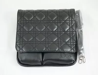 Dior Makeup Artist Brushes Belt Cannage With Strap Crossbody BLACK *NEW* • $95