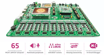 EasyPIC Fusion™ V7 For Microchip PIC32 DsPIC And PIC24 Development Board • $160