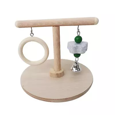 Parrot Perch Stand Portable Bird Training Stand For Macaw Lovebirds Cockatoo • $15.75