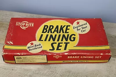 Set Of 4 Brake Lining Set For 1932 1933 1934 Ford By Western Auto • $80