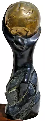 Very Interesting Old Bronze Modernist Abstract Sculpture Very Rare L@@k • $52.22