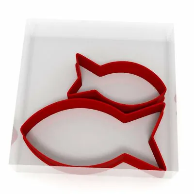 £3.49 • Buy Fish Cookie Cutter Set Of 2 Biscuit Dough Icing Shape Christian UK