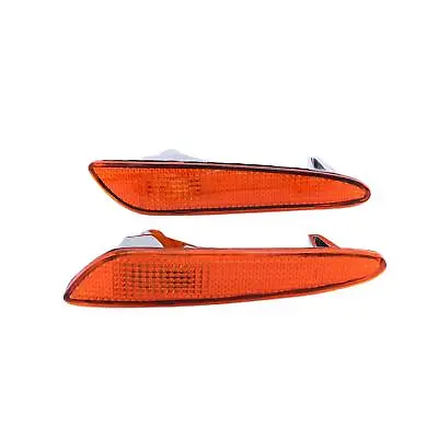 Yellow Bumper Side Marker Lights Pair Fit For 03-06 Mercedes Benz E-Class W211 • $13.65