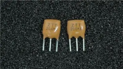 2 X Ceramic Resonator 20MHz For Nano-X PIC Microcontrollers CPU XTAL Etc • £7.99