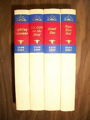 Zane Grey 6 (walter J Black)  Set Of 4 Like New Books • $29.99