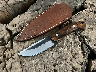 9'' Custom Fixed Blade Hunting Knife 1095 Carbon Steel Bushcraft Camping Knife • $58